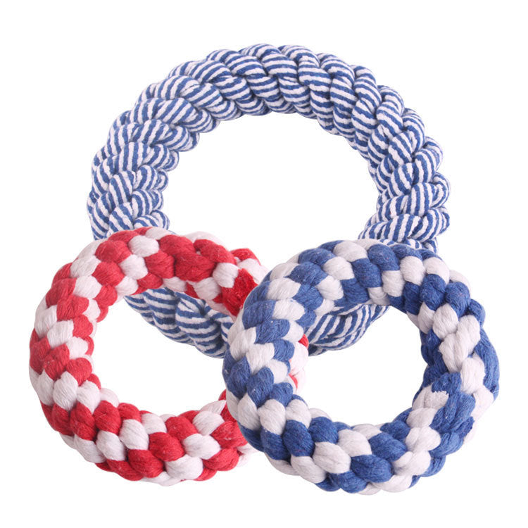Dog Cotton Rope Molar Toy – Bite-Resistant Rope Ball