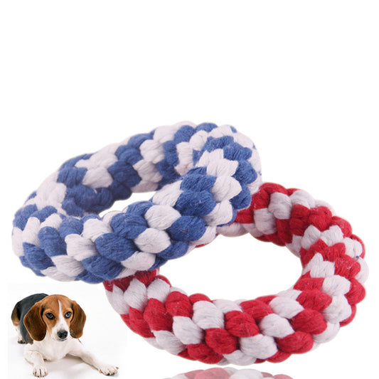 Dog Cotton Rope Molar Toy – Bite-Resistant Rope Ball