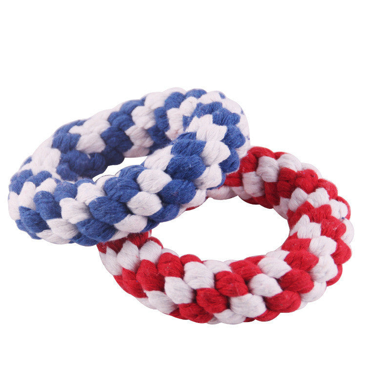 Dog Cotton Rope Molar Toy – Bite-Resistant Rope Ball