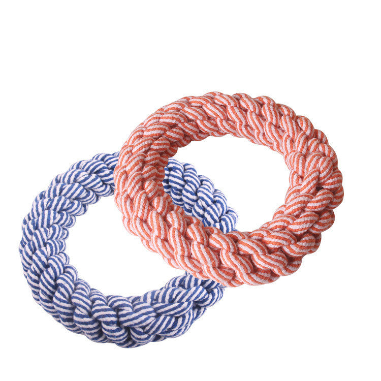 Dog Cotton Rope Molar Toy – Bite-Resistant Rope Ball